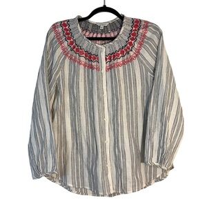 Lucky Brand Embroidered Top